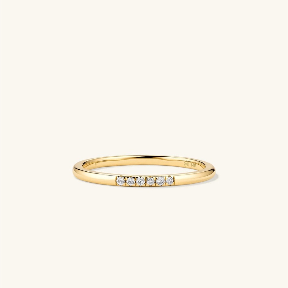 Mejuri Diamonds Line Ring